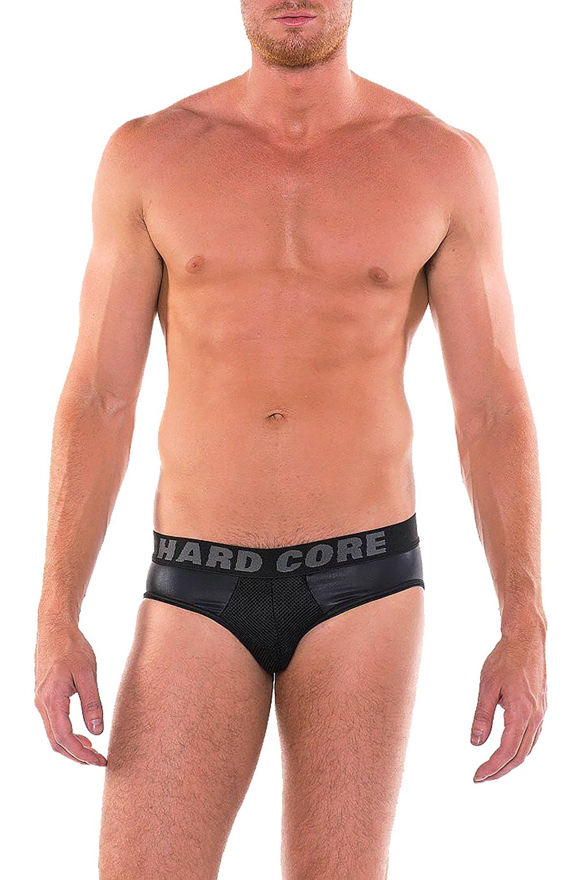 HardCore by GoSoftwear Black Armor Jock-Brief