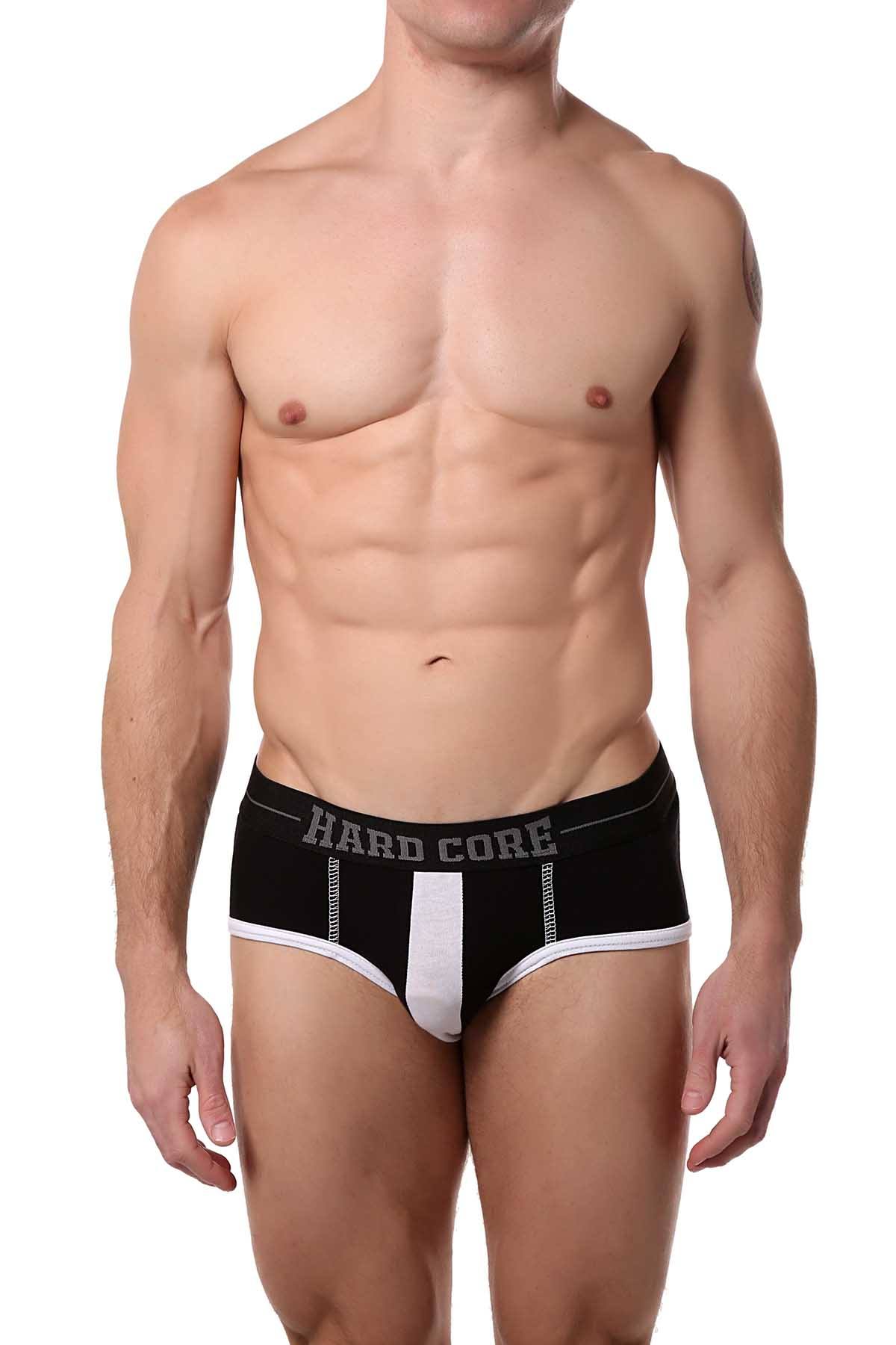 HardCore by GoSoftwear Black Edge Full-Cut Brief