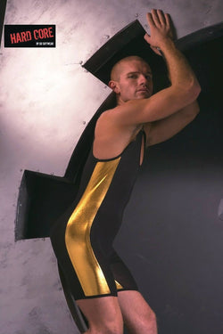 HardCore by GoSoftwear Black/Gold Singlet thumbnail 3