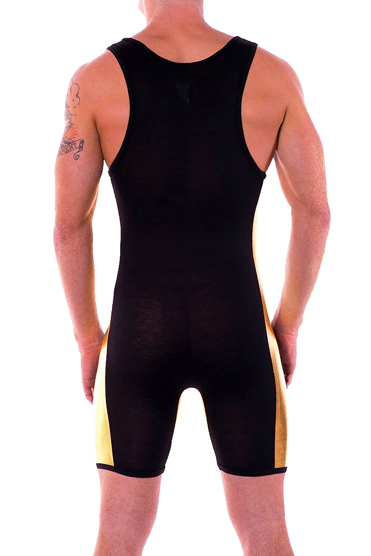HardCore by GoSoftwear Black/Gold Singlet