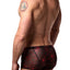 HardCore by GoSoftwear Black/Red Metallic Cobweb Square-Cut Trunk