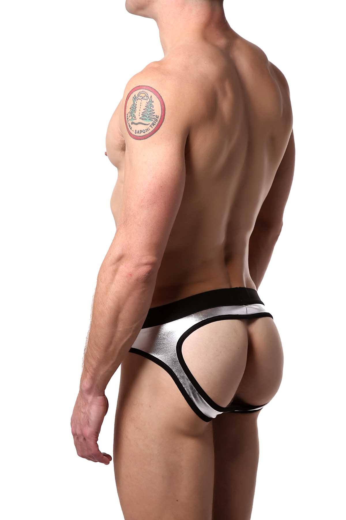 HardCore by GoSoftwear Black/Silver Jock-Brief