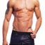 HardCore by GoSoftwear Black Square-Cut Front-Snap Sailor Trunk