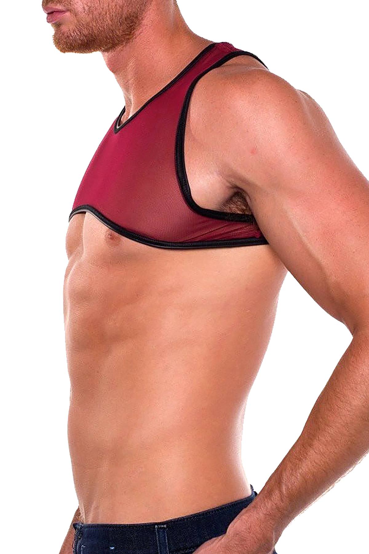HardCore by GoSoftwear Burgundy Grid Harness