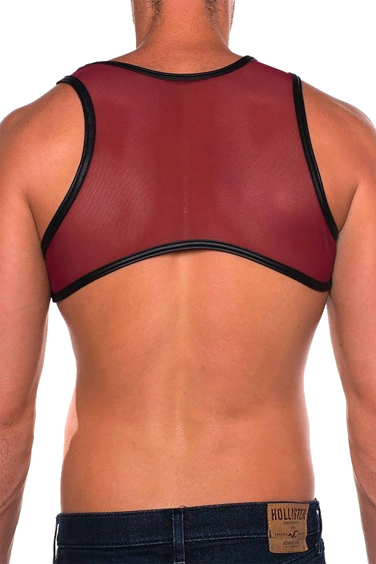 HardCore by GoSoftwear Burgundy Grid Harness