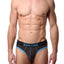 HardCore by GoSoftwear Charcoal/Turquoise Rush Xpose Backless Brief