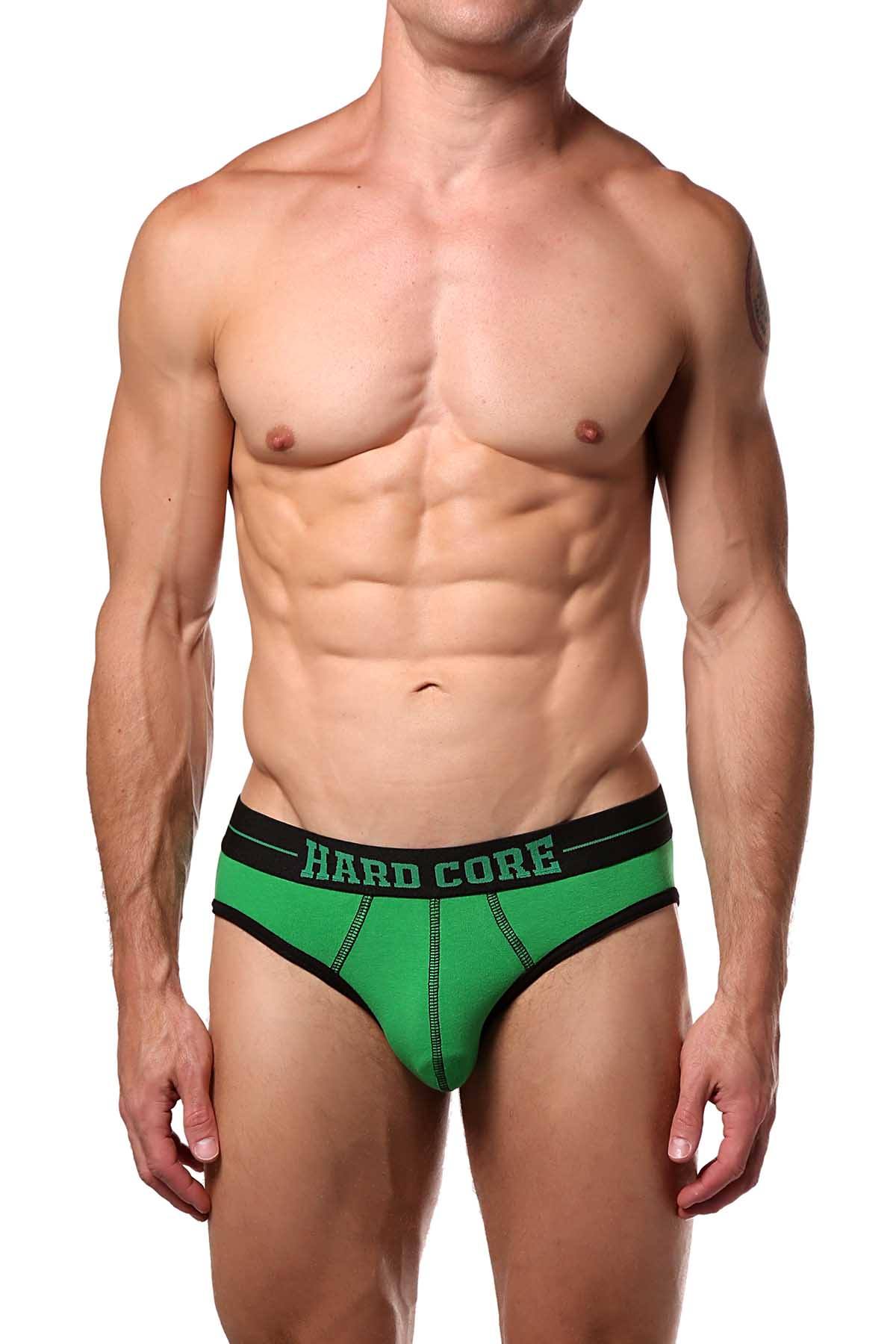 HardCore by GoSoftwear Green Edge Jock-Brief