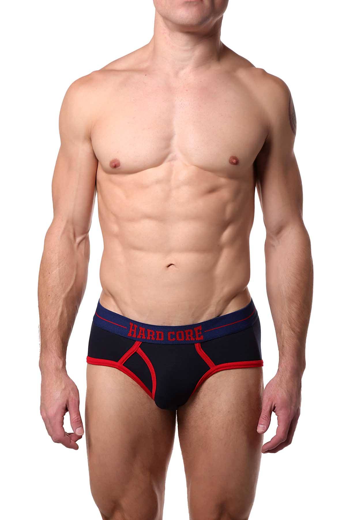 HardCore by GoSoftwear Navy/Red Rush Brief