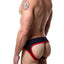 HardCore by GoSoftwear Navy/Red Rush Xpose Backless Brief