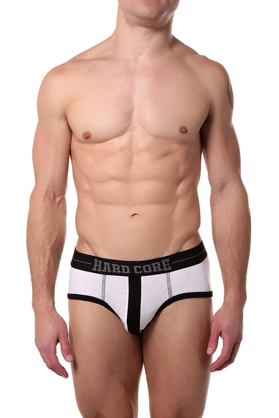 HardCore by GoSoftwear White Edge Full-Cut Brief