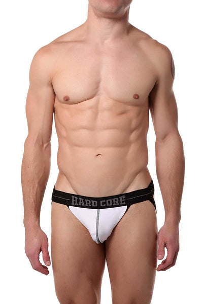 HardCore by GoSoftwear White Edge Jockstrap