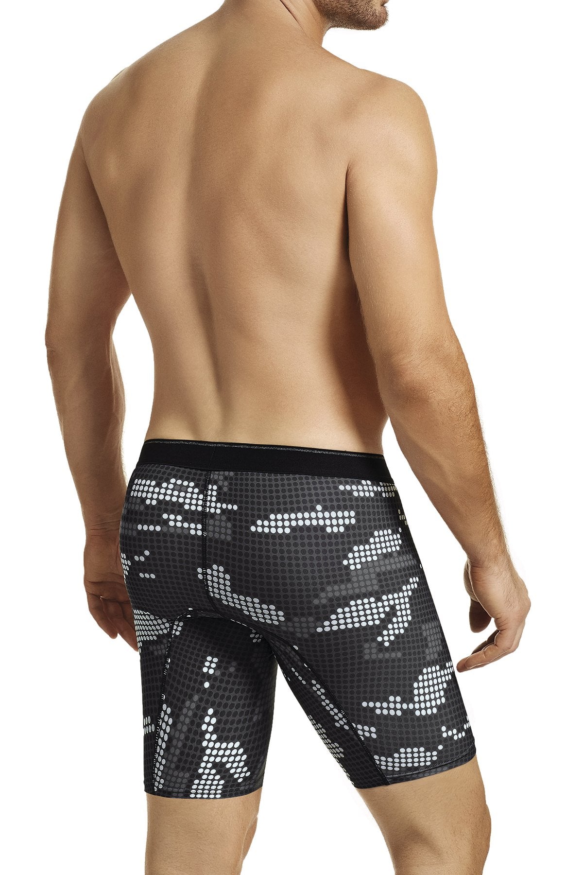 Hawai Black Digital Camo Print Boxer Brief