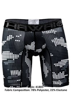 Hawai Black Digital Camo Print Boxer Brief thumbnail 3