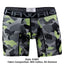 Hawai Black/Green Geo Camouflage Boxer Brief