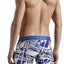 Hawai Blue Abstract Psychedelic Print Boxer Brief