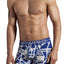 Hawai Blue Abstract Psychedelic Print Boxer Brief