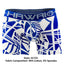 Hawai Blue Abstract Psychedelic Print Boxer Brief