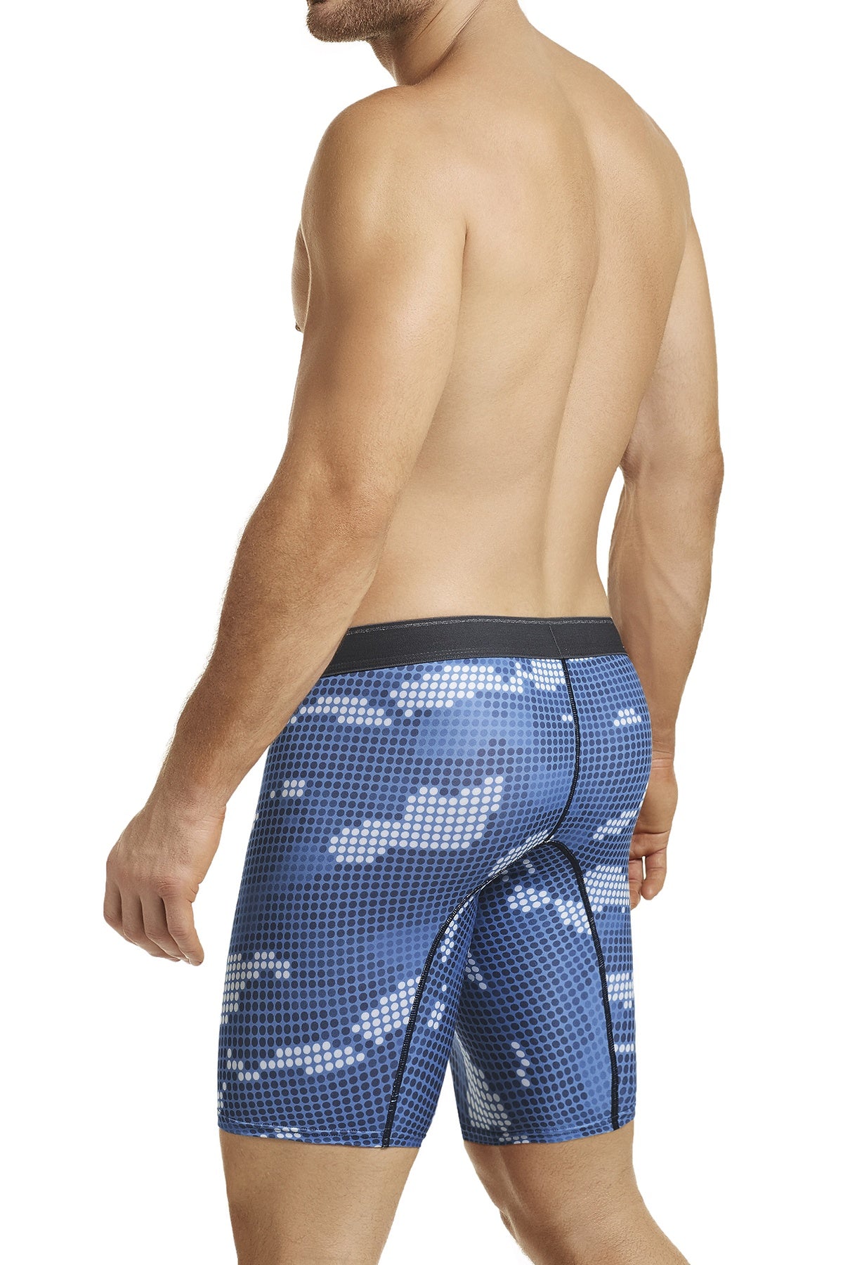 Hawai Blue Digital Camo Print Boxer Brief