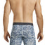 Hawai Blue Heathered-Print Boxer Brief