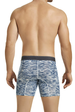 Hawai Blue Heathered-Print Boxer Brief thumbnail 2