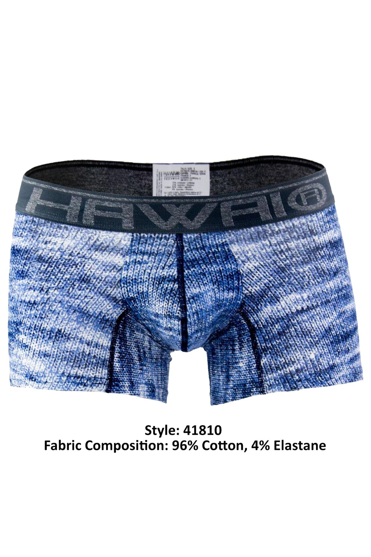 Hawai Blue Knit-Print Trunk