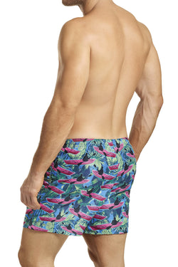 Hawai Blue Krazy Kayaks Printed Swim Short thumbnail 2