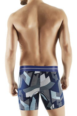 Hawai Blue Psychedelic Geo-Print Boxer Brief thumbnail 2