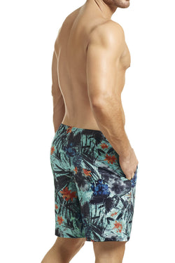 Hawai Blue Tropical Printed Boardshort thumbnail 2