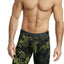 Hawai Green Claw-Scratch Printed Boxer Brief