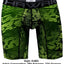 Hawai Green Claw-Scratch Printed Boxer Brief