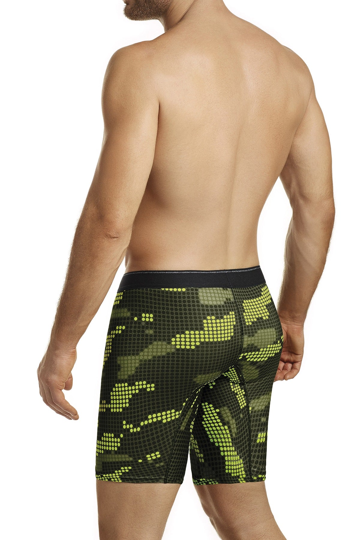 Hawai Green Digital Camo Print Boxer Brief