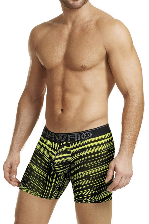 Hawai Green Psyche-Digital Printed Boxer Brief