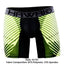 Hawai Green Sporty Stripe Boxer Brief
