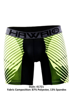 Hawai Green Sporty Stripe Boxer Brief thumbnail 3