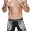Hawai Grey Sporty Stripe Boxer Brief