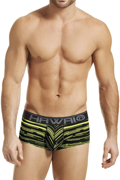 Hawai Neon Green Psyche-Digital Printed Brief