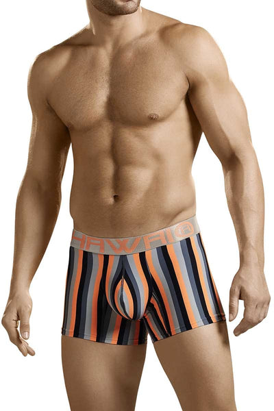 Hawai Orange Neon Stripe Boxer Brief