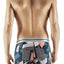 Hawai Orange Psychedelic Geo-Print Boxer Brief