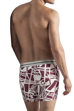 Hawai Red Abstract Psychedelic Print Boxer Brief thumbnail 2