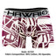 Hawai Red Abstract Psychedelic Print Boxer Brief