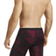 Hawai Red Claw-Scratch Printed Boxer Brief