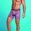 Hawai Red Heathered-Print Boxer Brief