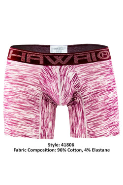 Hawai Red Heathered-Print Boxer Brief thumbnail 4