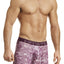 Hawai Red Heathered-Print Boxer Brief