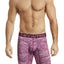Hawai Red Knit-Print Boxer Brief