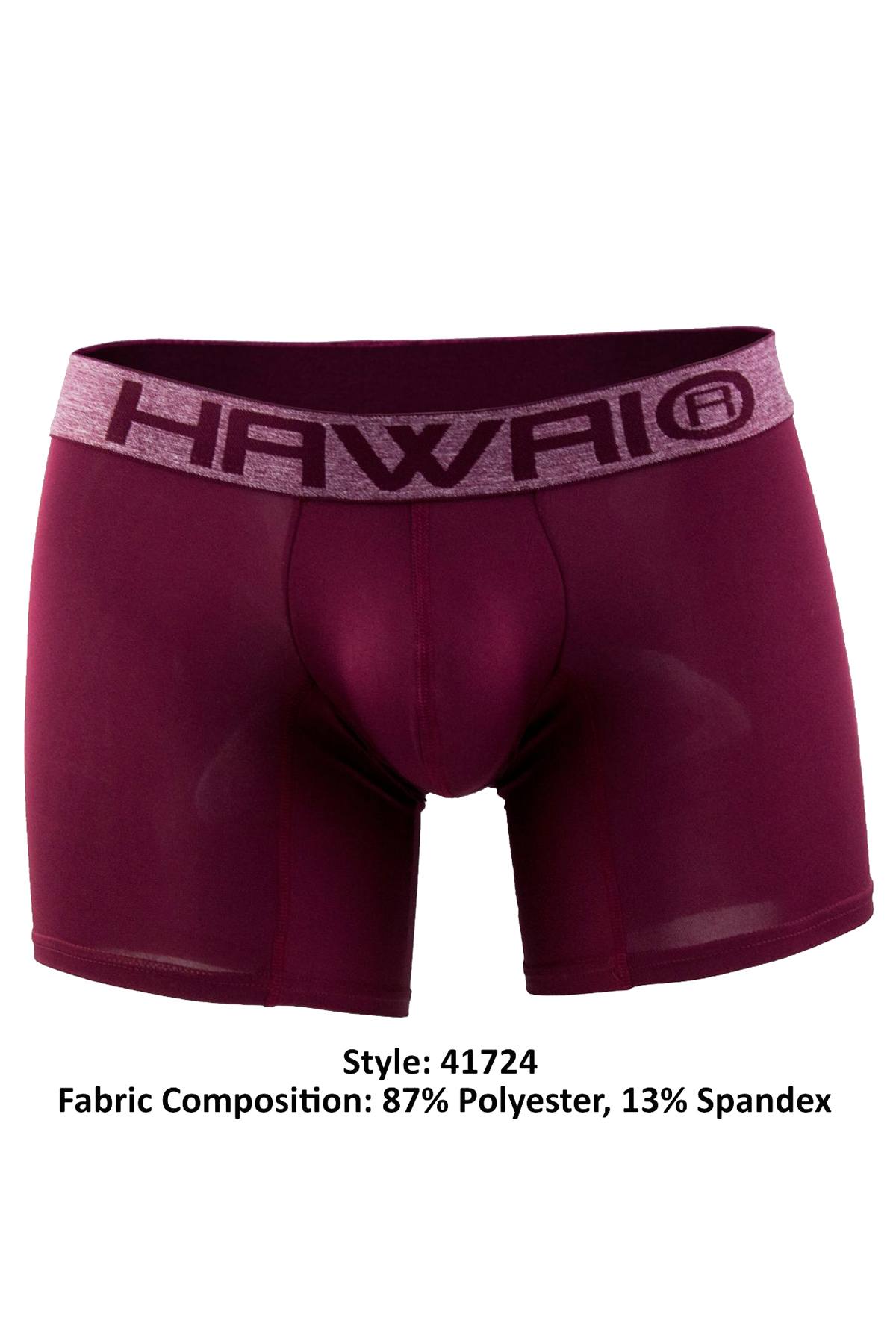 Hawai Red-Wine Solid Classic Boxer Brief