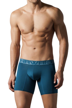 Hawai Teal-Green Solid Classic Boxer Brief thumbnail 1