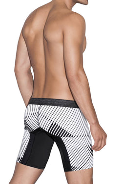 Hawai White Sporty Stripe Boxer Brief thumbnail 2