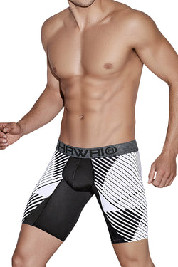 Hawai White Sporty Stripe Boxer Brief thumbnail 1
