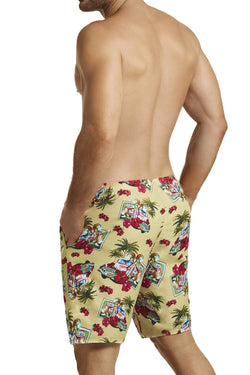 Hawai Yellow Vintage Cuba Boardshort thumbnail 2